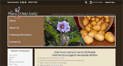 Desktop Screenshot of mainepotatolady.com